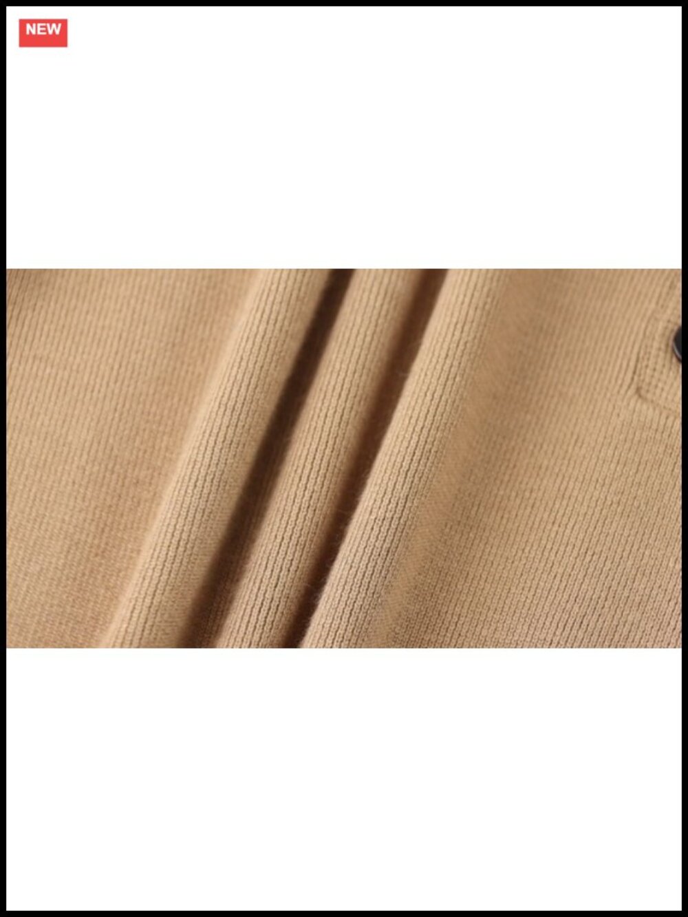 Women'S Slim Fit Ribbed Knit Polo Sweater V-Neck Long Sleeve Half Button Down - Picture 2 of 2